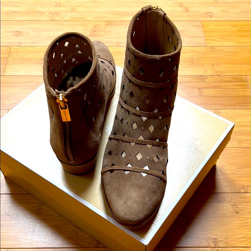 Michael Kors suede booties